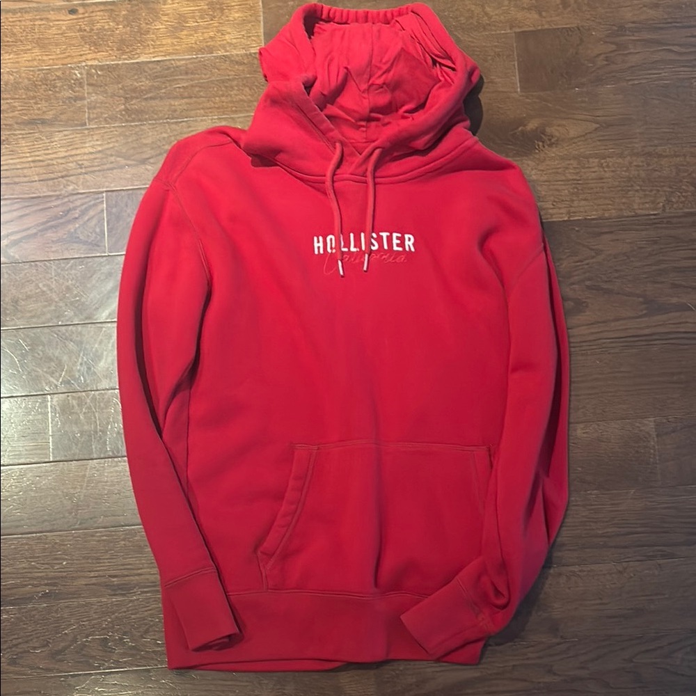 Hollister Red Men's Hoodie
